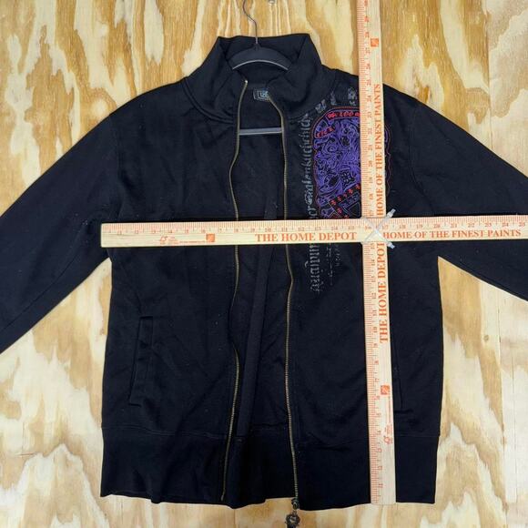 Vintage y2k log sovereign vulture 2000s grunge zip up jacket - Picture 3 of 5